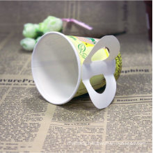 High Quality Disposable Take Away Tea Paper Cup 7oz with Handle